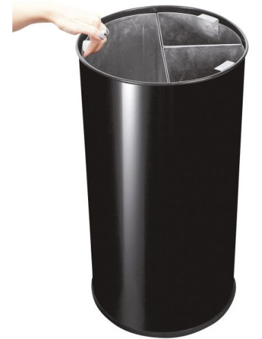 Probbax Contenedor de separación de residuos 60L - 3 compartimentos