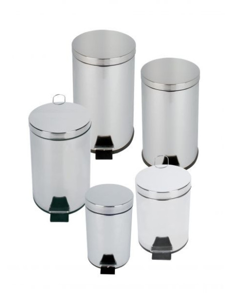 Probbax Cubo de basura con pedal de 5L