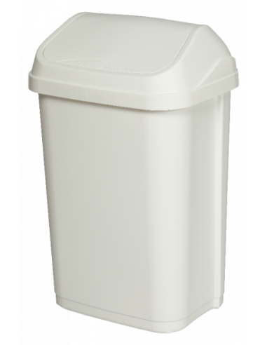 Probbax Contenedor de tapa abatible de 25 l