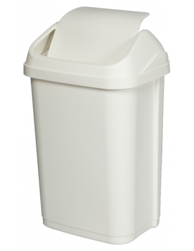 Probbax Contenedor de tapa abatible de 25 l