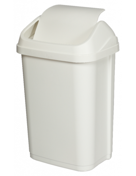 Probbax Contenedor de tapa abatible de 25 l
