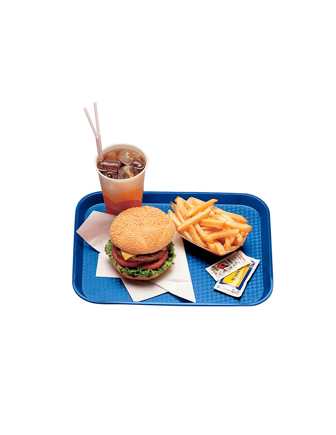 CAMBRO - 1216FF-163 - Bandeja Fast Food - perfil alto - 30 x 41 cm