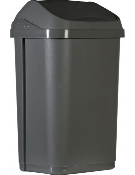 Probbax Contenedor de tapa abatible de 50 l