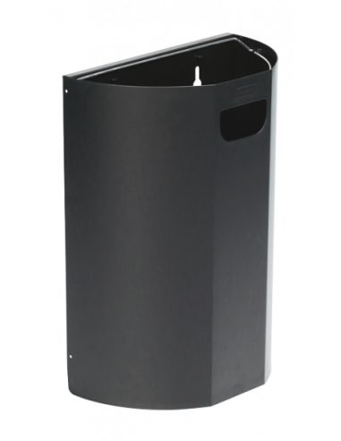 Probbax Papelera de pared - media caña - 20L