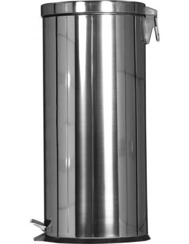 Probbax Cubo de basura con pedal de 30L
