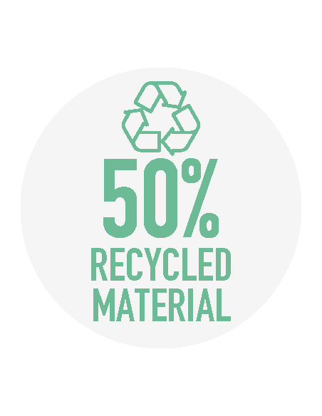 Probbax Papelera rectangular 6,6L