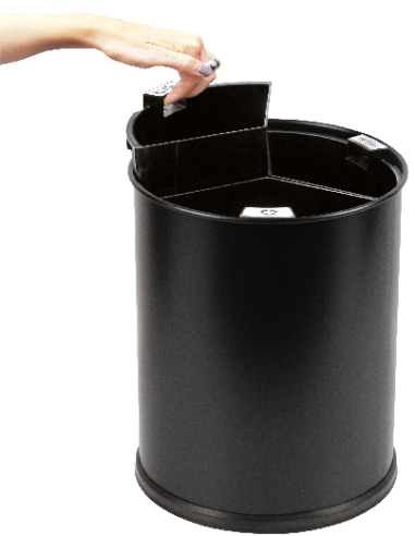 Probbax Cesta de separación de residuos 13L - 3 compartimentos