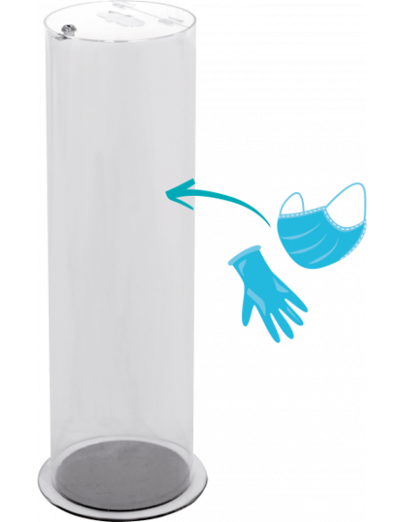 Probbax Contenedor transparente 37L