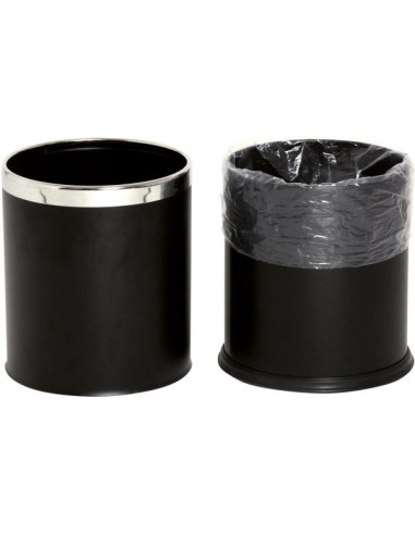 Probbax Papelera de doble pared 10L