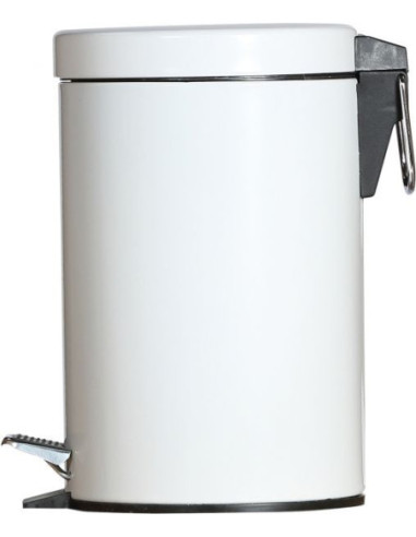 Probbax Cubo de basura con pedal de 3 l