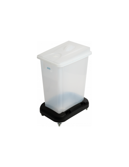 Probbax Contenedor de ingredientes de 80L con plataforma rodante
