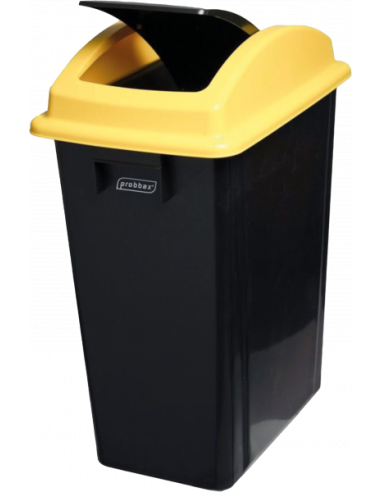 Probbax Contenedor con tapa abatible de 40L