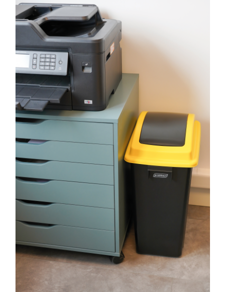 Probbax Contenedor con tapa abatible de 40L