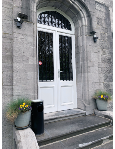 Probbax Recipiente para cenizas y basura de 30 l