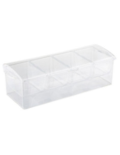 Tablecraft Dispensador condimentos de 4 insertos 700 ml - 41 x 41,5 x 12,5 cm