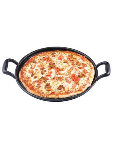 Tablecraft Bandeja de horno para pizza 32,5 cm Ø - 5 cm alto.