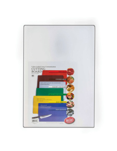 Tablecraft Tabla de cortar - de 1,5 cm espesor - 45,5 x 61 cm Blanco