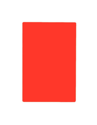 Tablecraft Tabla de cortar - 1,5 cm espesor - 30 x 46 cm Rojo