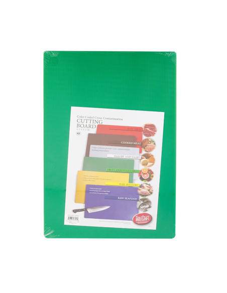 Tablecraft Tabla de cortar - 1,5 cm espesor - 30 x 46 cm Verde