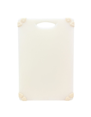Tablecraft Tabla de cortar con soportes de silicona - 45,5 x 30,5 x 1,3 cm Blanco