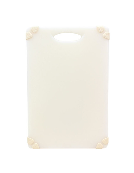 Tablecraft Tabla de cortar con soportes de silicona - 45,5 x 30,5 x 1,3 cm Blanco