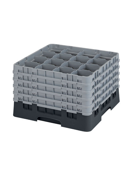 CAMBRO - 16S1058-110 - Cesta de lavado 16 comp. 5 alturas - 10,9 cm Ø máx. - alt. máx. 28,2 cm - 50 x 50 x 30,8 cm