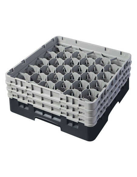 CAMBRO - 30S638-110 - Cesta de lavado 30 comp. 3 alturas - 7,84 cm Ø máx. - alt. máx. 17,6 cm - 50 x 50 x 22,5 cm