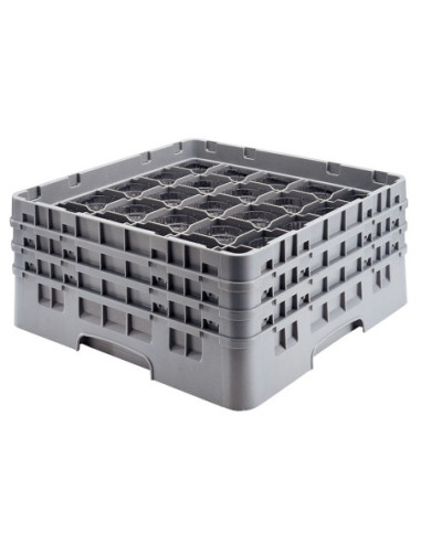 CAMBRO - 36S534-151 - Cesta de lavado 36 comp. 2 alturas - 7,2 cm Ø máx. - alt. máx. 14,9 cm - 50 x 50 x 18,4 cm