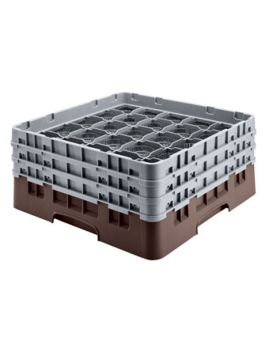 CAMBRO - 36S534-151 - Cesta de lavado 36 comp. 2 alturas - 7,2 cm Ø máx. - alt. máx. 14,9 cm - 50 x 50 x 18,4 cm